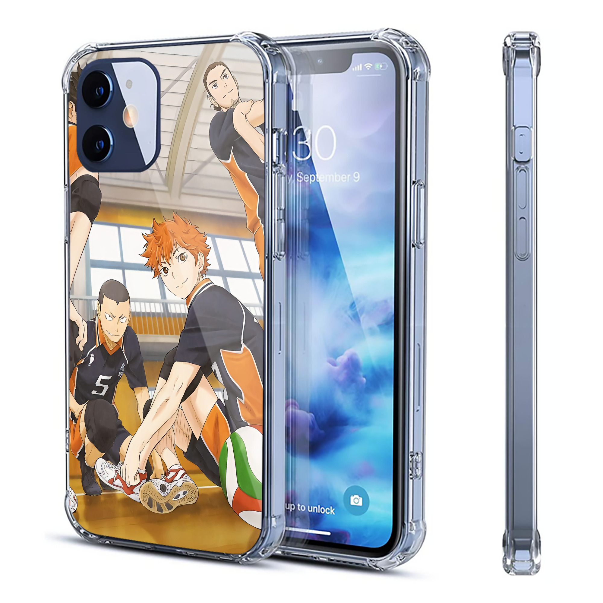 （画像用） ハイキュー!! Haikyu!! 【iPhone 12シリーズ対応】透明スマホケース（クリアソフトケース）